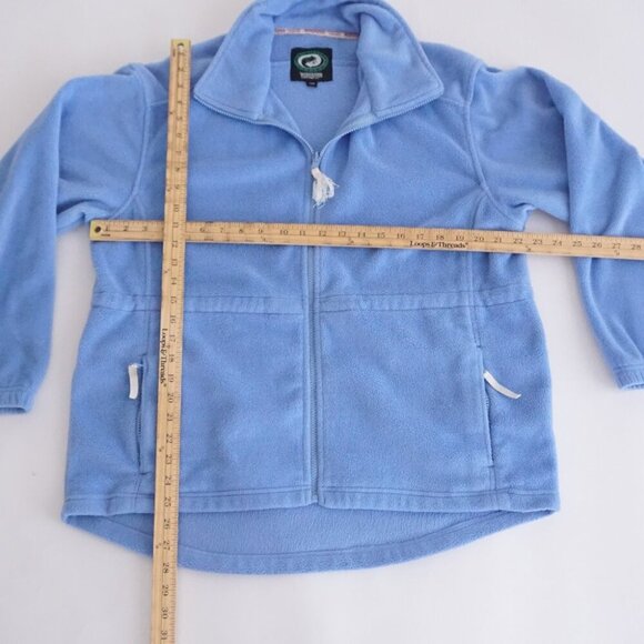 VTG '90S Wind River Outfitting Baby Blue Removable Fleece Lining Sweater M - Picture 3 of 9